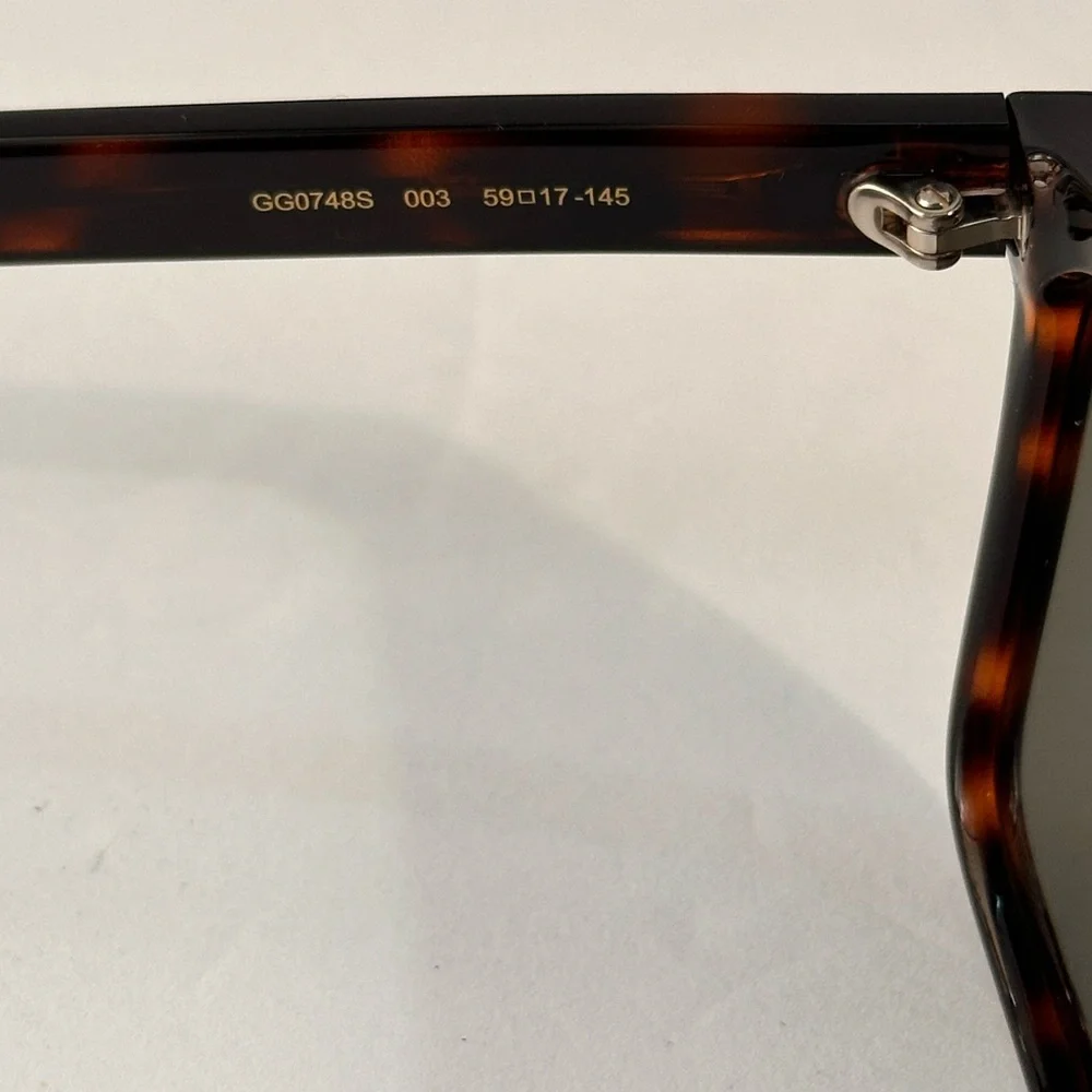 Gucci Green Browline Men's Sunglasses GG0748S 003